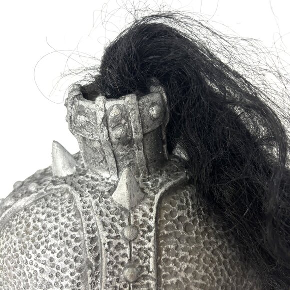 Faux Metal Knight Mask Medieval Renaissance Easter Unlimited Y2K Vintage - Picture 10 of 15